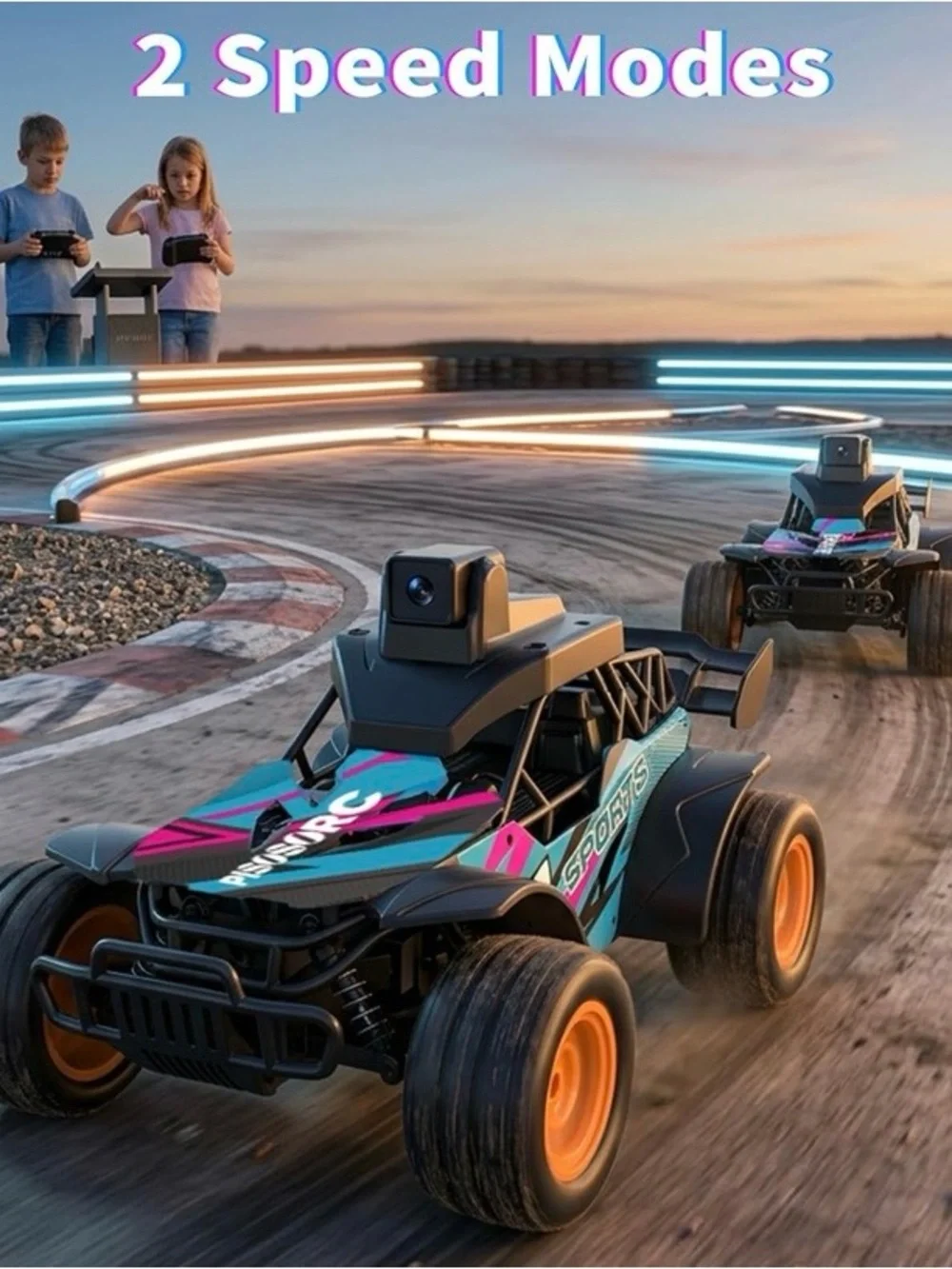 NEW - RC Car with Camera, 2.4GHz Remote Control Truck with 2.8”LCD Screen & 60°